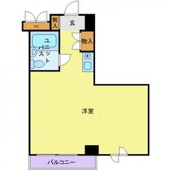 スカイコート川崎の物件間取画像